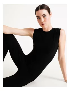 Buy 🔔 Norma Kamali Sleeveless Spat Legging Catsuit Black 🛒 -Jumpsuits Store unnamed file 2144