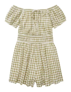 Brand new β American Eagle Plaid Puff Sleeve Romper In Green π 6 Brand new β American Eagle Plaid Puff Sleeve Romper In Green π -Jumpsuits Store unnamed file 2155