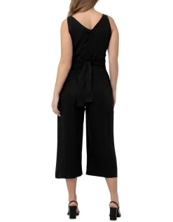New ✔️ Ripe Naomi Tencel Jumpsuit In Black 🌟 -Jumpsuits Store unnamed file 2169