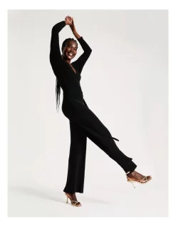 Discount 😉 Norma Kamali Dolman Wrap Jumpsuit In Black ✨ -Jumpsuits Store unnamed file 2175