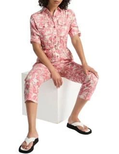 Hot Sale 💯 Marcs Squeeze The Day Jumpsuit In Ivory Multi 😉 -Jumpsuits Store unnamed file 2184