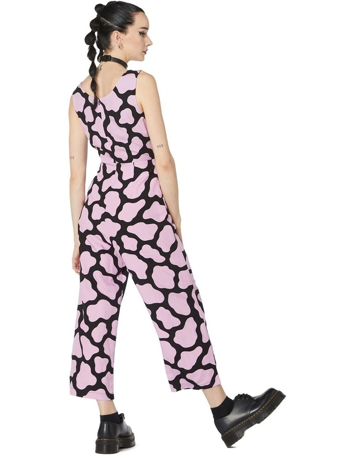 Buy βοΈ Dangerfield Skip Geo Wide Leg Jumpsuit Pink π 2 Buy βοΈ Dangerfield Skip Geo Wide Leg Jumpsuit Pink π - Image 2