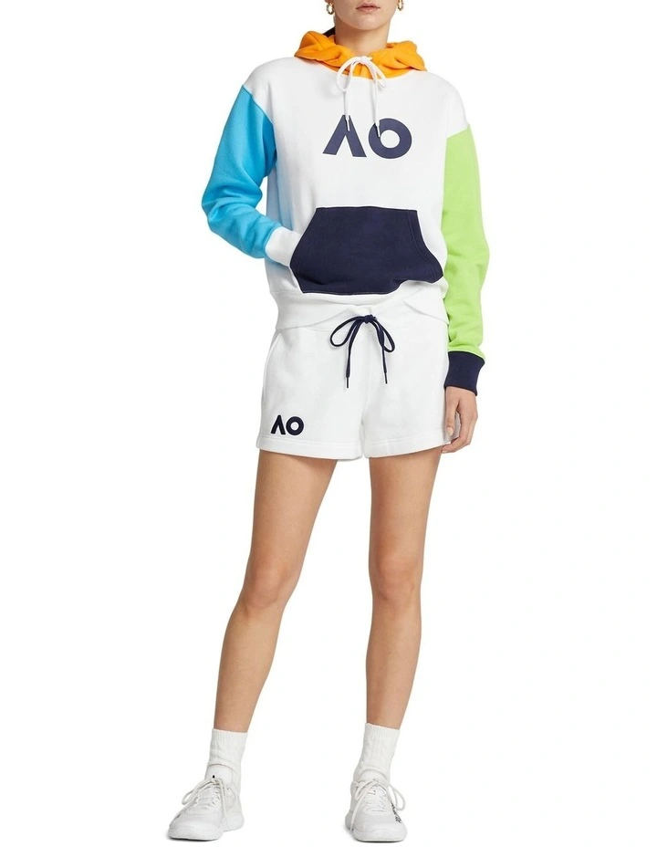 Best Sale ❤️ Polo Ralph Lauren Australian Open Fleece Hoodie In White ✨ 3 Best Sale ❤️ Polo Ralph Lauren Australian Open Fleece Hoodie In White ✨ - Image 3