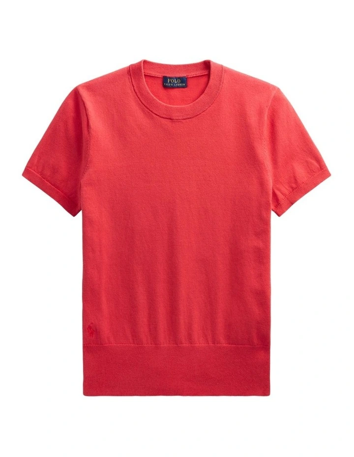 Deals π Polo Ralph Lauren Cotton-Blend Short-Sleeve Sweater In Red π 4 Deals π Polo Ralph Lauren Cotton-Blend Short-Sleeve Sweater In Red π - Image 4