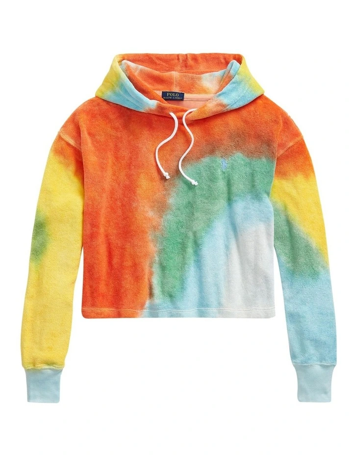 Best deal π Polo Ralph Lauren Tie-Dye Cropped Hoodie In Multi π₯ 4 Best deal π Polo Ralph Lauren Tie-Dye Cropped Hoodie In Multi π₯ - Image 4