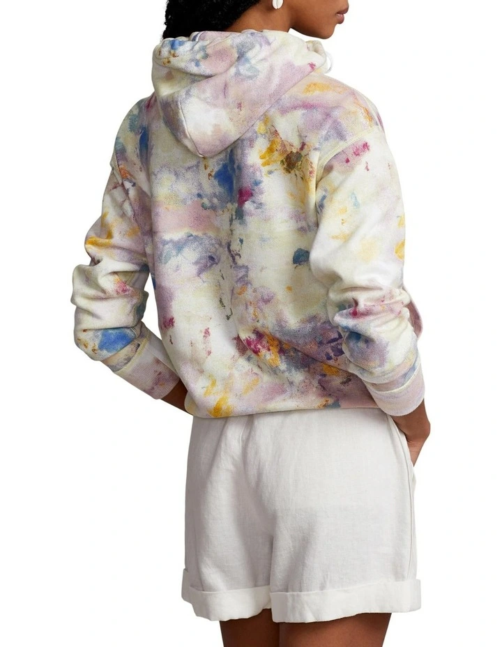 Budget ✨ Polo Ralph Lauren Paint-Splatter Print Terry Hoodie In Multi ⭐ 2 Budget ✨ Polo Ralph Lauren Paint-Splatter Print Terry Hoodie In Multi ⭐ - Image 2
