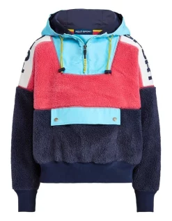 Budget ❤️ Polo Ralph Lauren Polo Sport Hybrid Quarter-Zip Hoodie In Multi 🧨 -Jumpsuits Store unnamed file 287