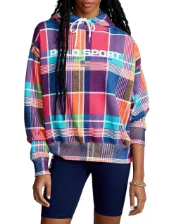 Cheap βοΈ Polo Ralph Lauren Polo Sport Plaid French Terry Hoodie In Multi π₯°