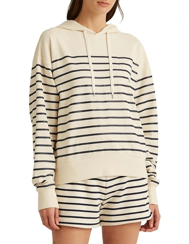 Coupon π― Lauren Ralph Lauren Striped French Terry Hoodie In Cream β 1 Coupon π― Lauren Ralph Lauren Striped French Terry Hoodie In Cream β