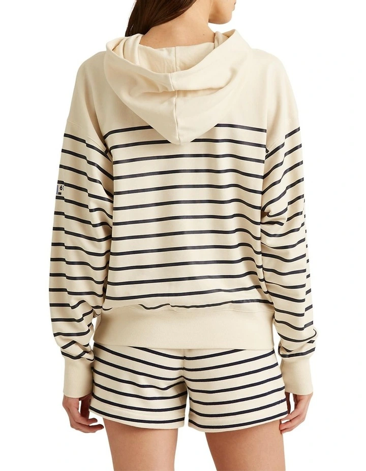 Coupon π― Lauren Ralph Lauren Striped French Terry Hoodie In Cream β 2 Coupon π― Lauren Ralph Lauren Striped French Terry Hoodie In Cream β - Image 2
