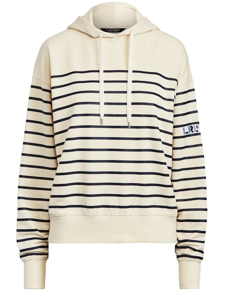 Coupon π― Lauren Ralph Lauren Striped French Terry Hoodie In Cream β 4 Coupon π― Lauren Ralph Lauren Striped French Terry Hoodie In Cream β - Image 4