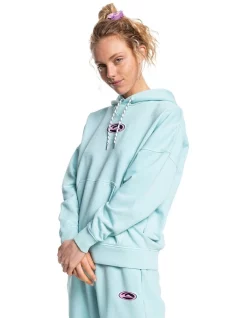 Discount β Quiksilver Organic Oversized Hoodie Baby Blue π