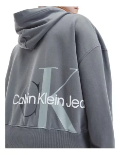 Buy 😀 Calvin Klein 👖 Jeans Plus Two Tone Monogram Hoodie Fossil Grey 🔔 -Jumpsuits Store unnamed file 381