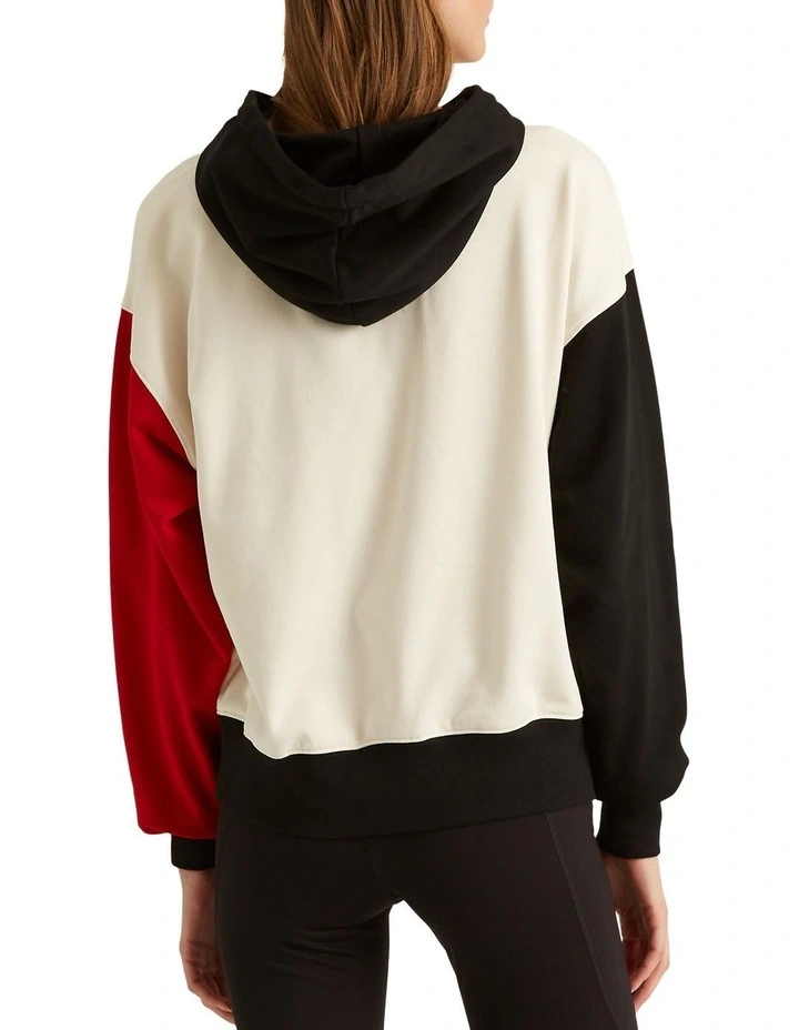 Buy ⌛ Lauren Ralph Lauren Color-Blocked French Terry Hoodie In Cream ✨ 2 Buy ⌛ Lauren Ralph Lauren Color-Blocked French Terry Hoodie In Cream ✨ - Image 2