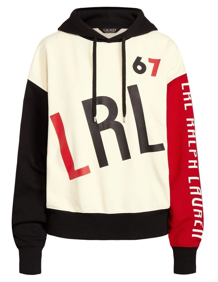 Buy ⌛ Lauren Ralph Lauren Color-Blocked French Terry Hoodie In Cream ✨ 4 Buy ⌛ Lauren Ralph Lauren Color-Blocked French Terry Hoodie In Cream ✨ - Image 4