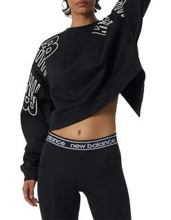 Promo ⌛ New Balance Achiever Fly Away Sweatshirt Black 😀 -Jumpsuits Store unnamed file 39