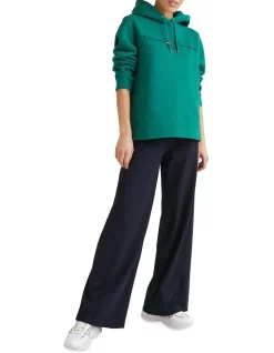 Wholesale 😉 Tommy Hilfiger Regular Hilfiger Hoodie In Emerald Green ⌛