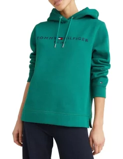 Wholesale 😉 Tommy Hilfiger Regular Hilfiger Hoodie In Emerald Green ⌛ -Jumpsuits Store unnamed file 451