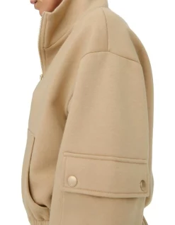 Hot Sale 🤩 ONLY Gwen Long Sleeve Halfzip Sweater Nomad Brown 🎉 -Jumpsuits Store unnamed file 456