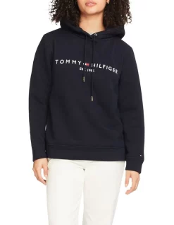 Cheap 🎁 Tommy Hilfiger Heritage Hilfiger Hoodie In Desert Sky 😍