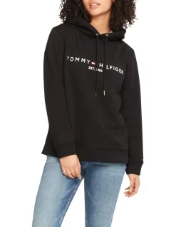 Buy 🔥 Tommy Hilfiger Heritage Hilfiger Hoodie In Black 🔔