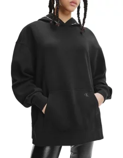 Wholesale β Calvin Klein π Jeans Repeat Logo Oversized Hoodie Ck Black π₯°