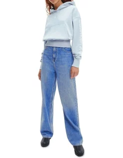 Cheapest 🔔 Calvin Klein 👖 Jeans Back Two Tone Monogram Hoodie Bayshore Blue 🎉 -Jumpsuits Store unnamed file 488