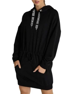 New 🛒 Rockwear Checkmate Hooded 👗 Dress In Black 🤩 -Jumpsuits Store unnamed file 497