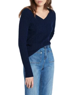 New 🤩 David Lawrence Everyday Cable Knit Midnight 🛒