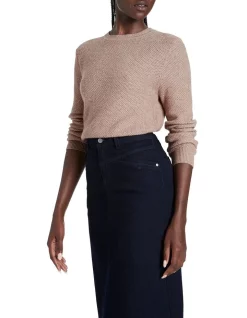 Best Sale π₯ David Lawrence Moss Stitch Knit Camel π