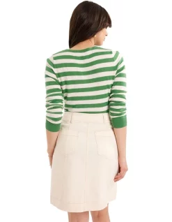 Flash Sale ❤️ Review Pina Colada Jumper In Cream/Green 🔥 -Jumpsuits Store unnamed file 594