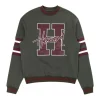 Best reviews of 🎁 American Sport Letter Mark Panelled Crew Sweat In Harvard Steel 👏
