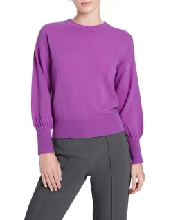 Wholesale β David Lawrence Elsbeth Bell Sleeve Knit In Purple π