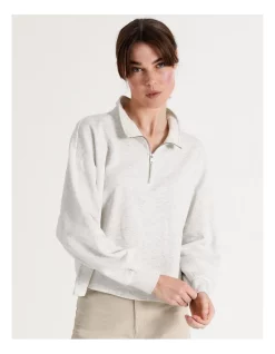 New 🧨 ONLY Essa Life Long Sleeve Sweater Light Grey Melange 🔥 -Jumpsuits Store unnamed file 66