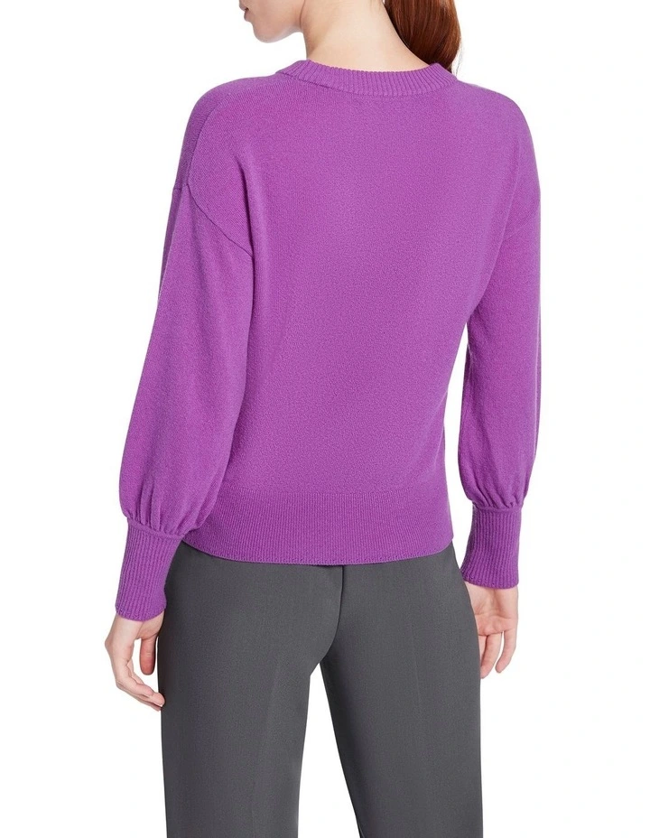 Wholesale β David Lawrence Elsbeth Bell Sleeve Knit In Purple π 3 Wholesale β David Lawrence Elsbeth Bell Sleeve Knit In Purple π - Image 3