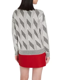 Cheap 🛒 Marcs Twist Of Fate Knit In Black/Ivory 👏 -Jumpsuits Store unnamed file 664