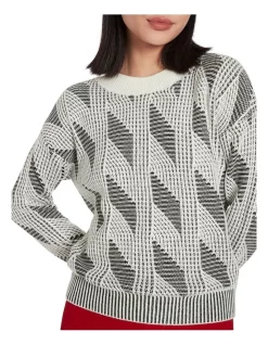 Cheap 🛒 Marcs Twist Of Fate Knit In Black/Ivory 👏 -Jumpsuits Store unnamed file 665