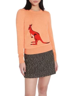 Wholesale ❤️ Marcs Roo Love Knit Jumper In Salmon 🎁