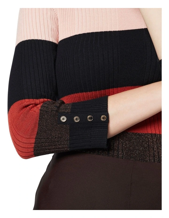 Promo π₯ David Lawrence Stripe Long Sleeve Rib Jumper π 3 Promo π₯ David Lawrence Stripe Long Sleeve Rib Jumper π - Image 3