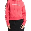 Cheap 💯 Converse Woodmark Fleece Pullover Hoodie In Strawberry Red 🤩