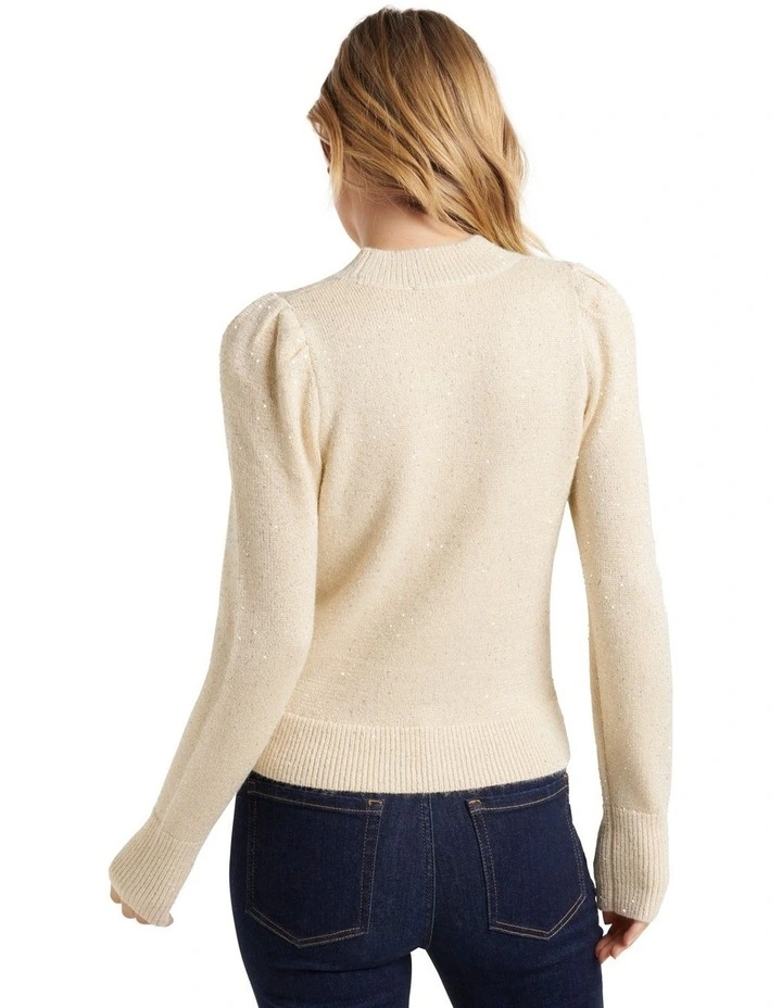 Best reviews of π Forever New Amalia Sequin Knit Jumper In Beige π 2 Best reviews of π Forever New Amalia Sequin Knit Jumper In Beige π - Image 2