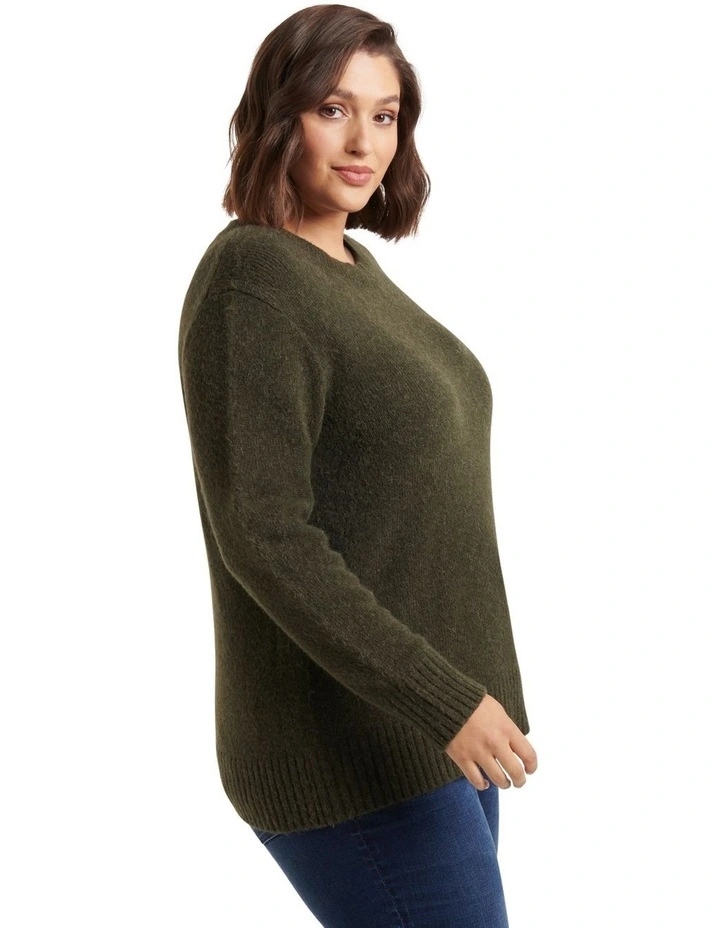 Brand new π Forever New Curve Raven Longline Knit Jumper Green β 3 Brand new π Forever New Curve Raven Longline Knit Jumper Green β - Image 3