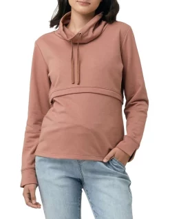 Deals 🔥 Ripe Holly Soft Knit Nursing Jumper Sienna ✔️