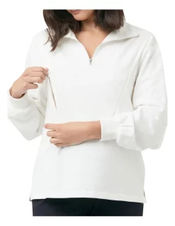 Best Pirce 🎉 Ripe Finn Nursing Jumper Off White 🤩 -Jumpsuits Store unnamed file 808