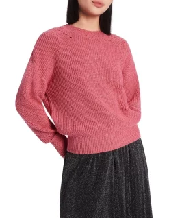 Best reviews of β€οΈ Marcs Say Something Speckle Knit In Cherry π