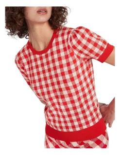 Best Pirce ❤️ Marcs Red Over 👠 Heels Knit In Multi 😀 -Jumpsuits Store unnamed file 828