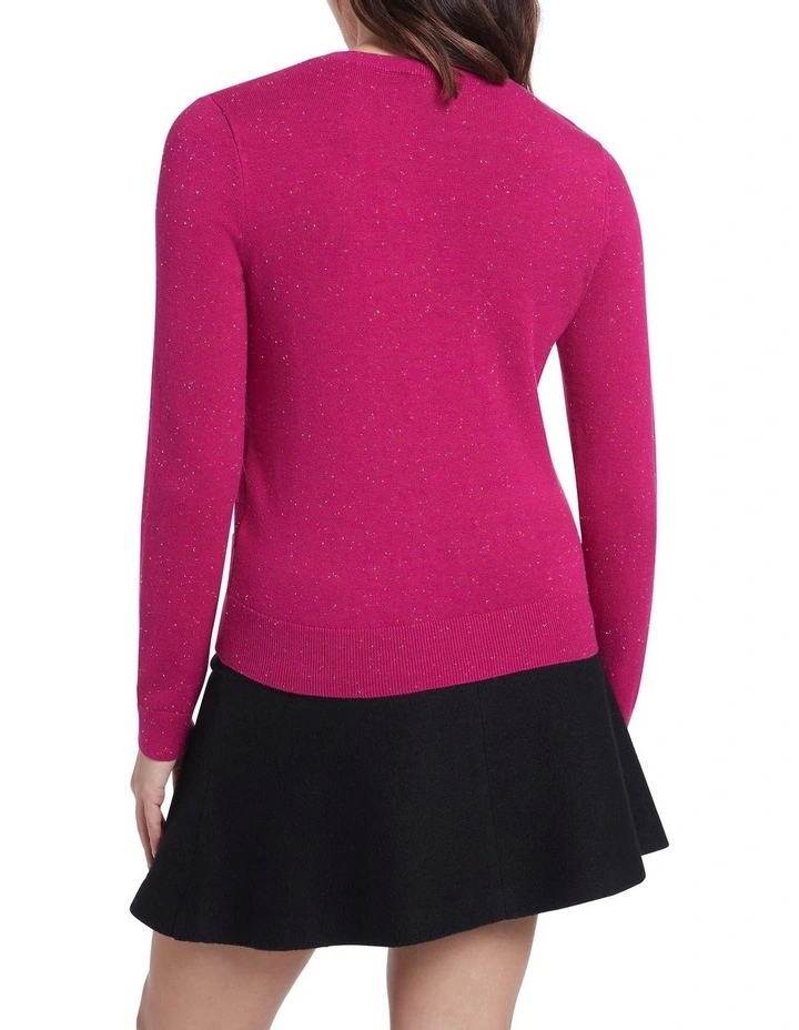 Coupon π Marcs Solar Cotton Speckle Knit Top Plum π 3 Coupon π Marcs Solar Cotton Speckle Knit Top Plum π - Image 3