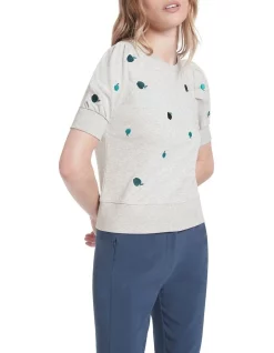 Coupon β¨ Marcs Snow Bite Knit Top Smoke Grey π₯