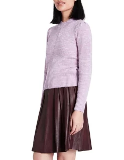 Outlet π₯ Marcs Neon Speckle Knit Jumper Pink/Purple π