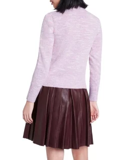 Outlet 🔥 Marcs Neon Speckle Knit Jumper Pink/Purple 😍 -Jumpsuits Store unnamed file 843